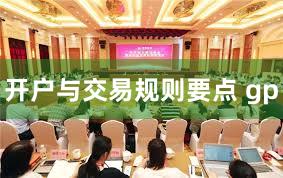 开户与交易规则要点 gp